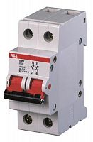 Выключатель нагрузки (мини-рубильник) ABB E202r 2п 100A рычаг красный тип AC картинка